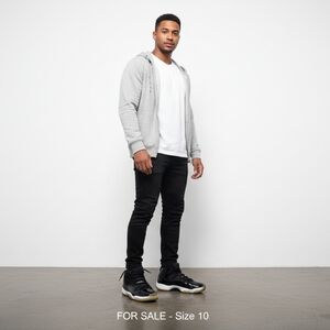 Jordan Black and White Athletic Shoes